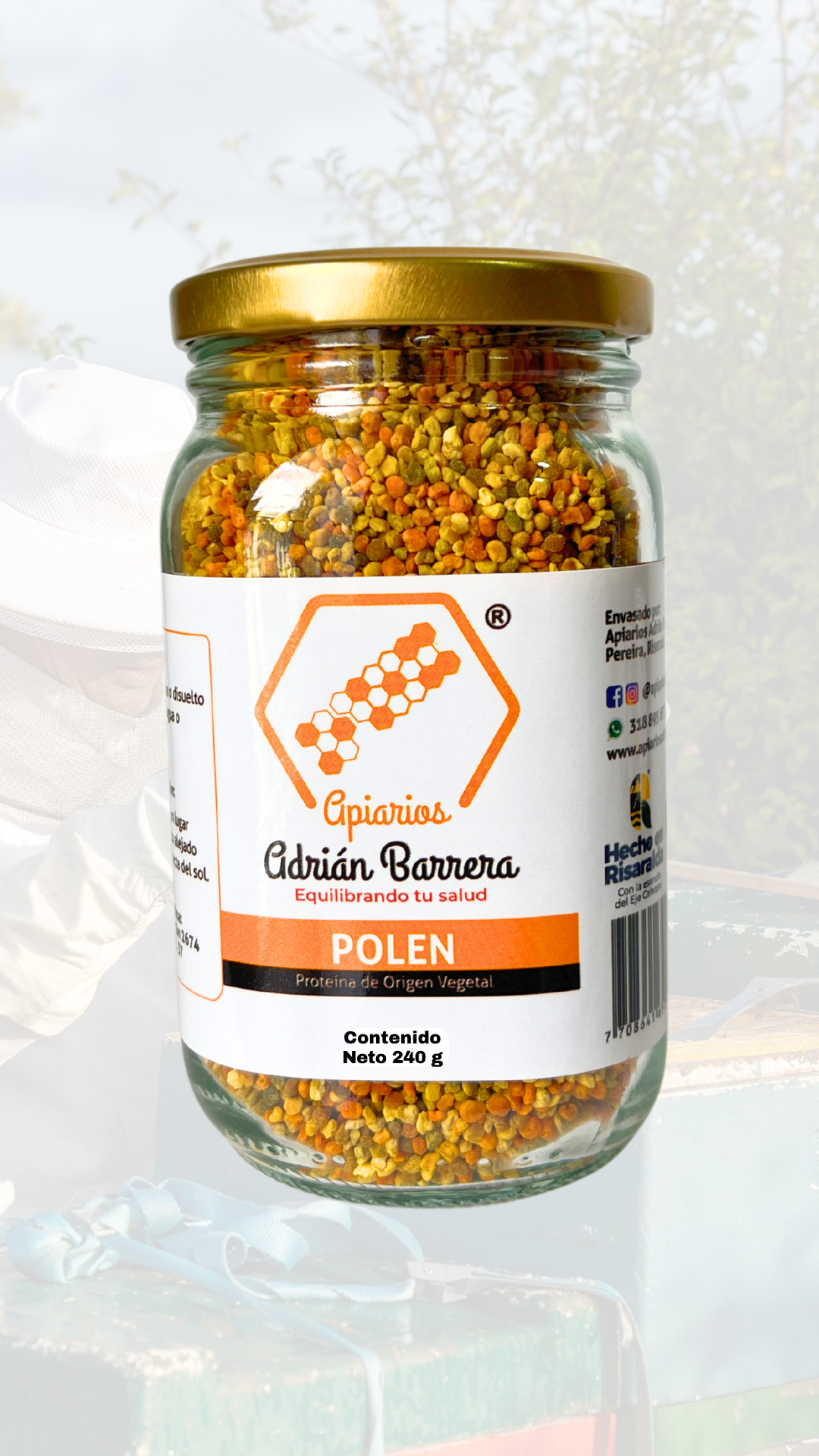 Polen Multifloral de Abeja Colombiano – 500 g