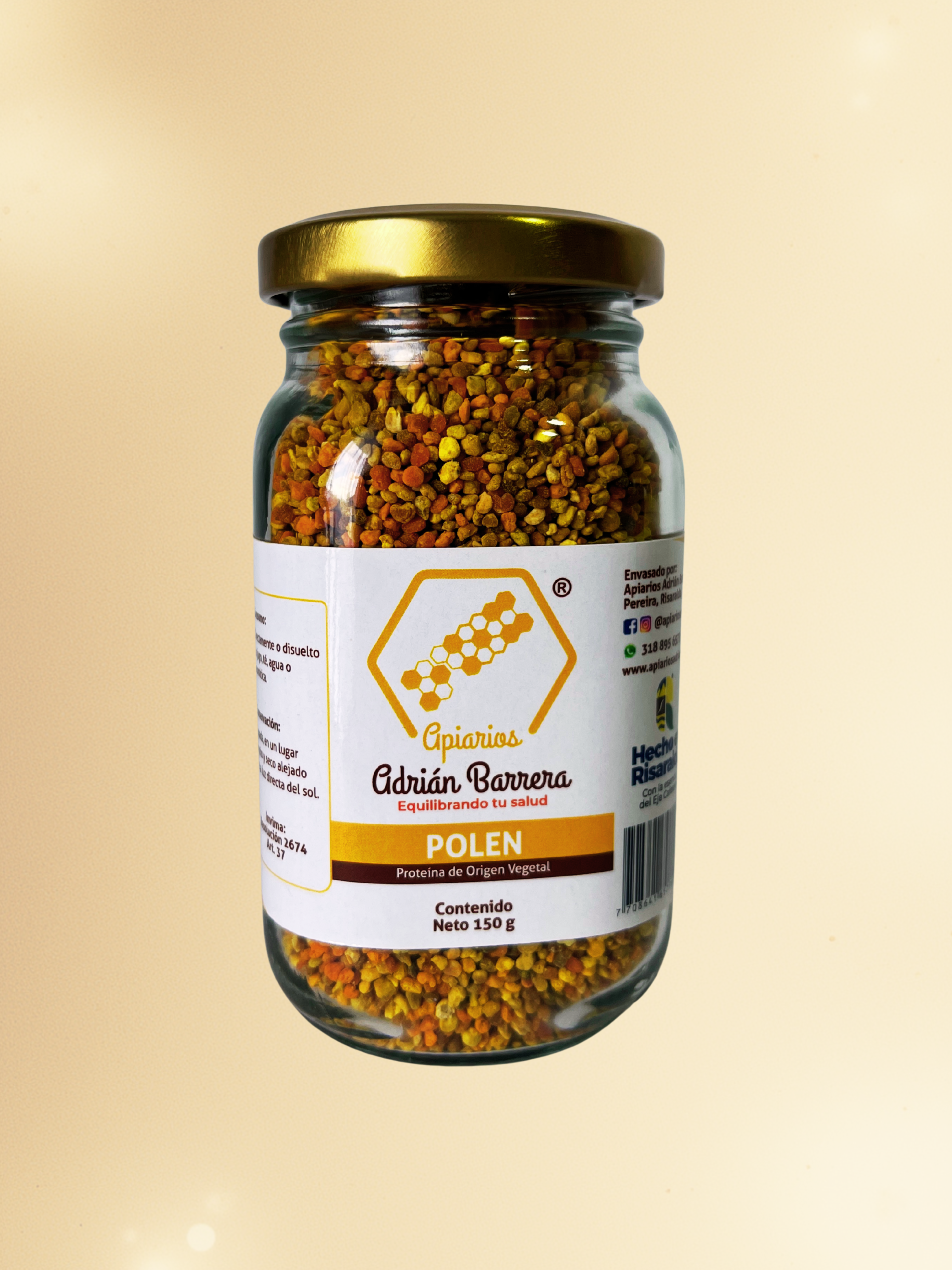 Polen Multifloral de Abeja Colombiano – 150 g
