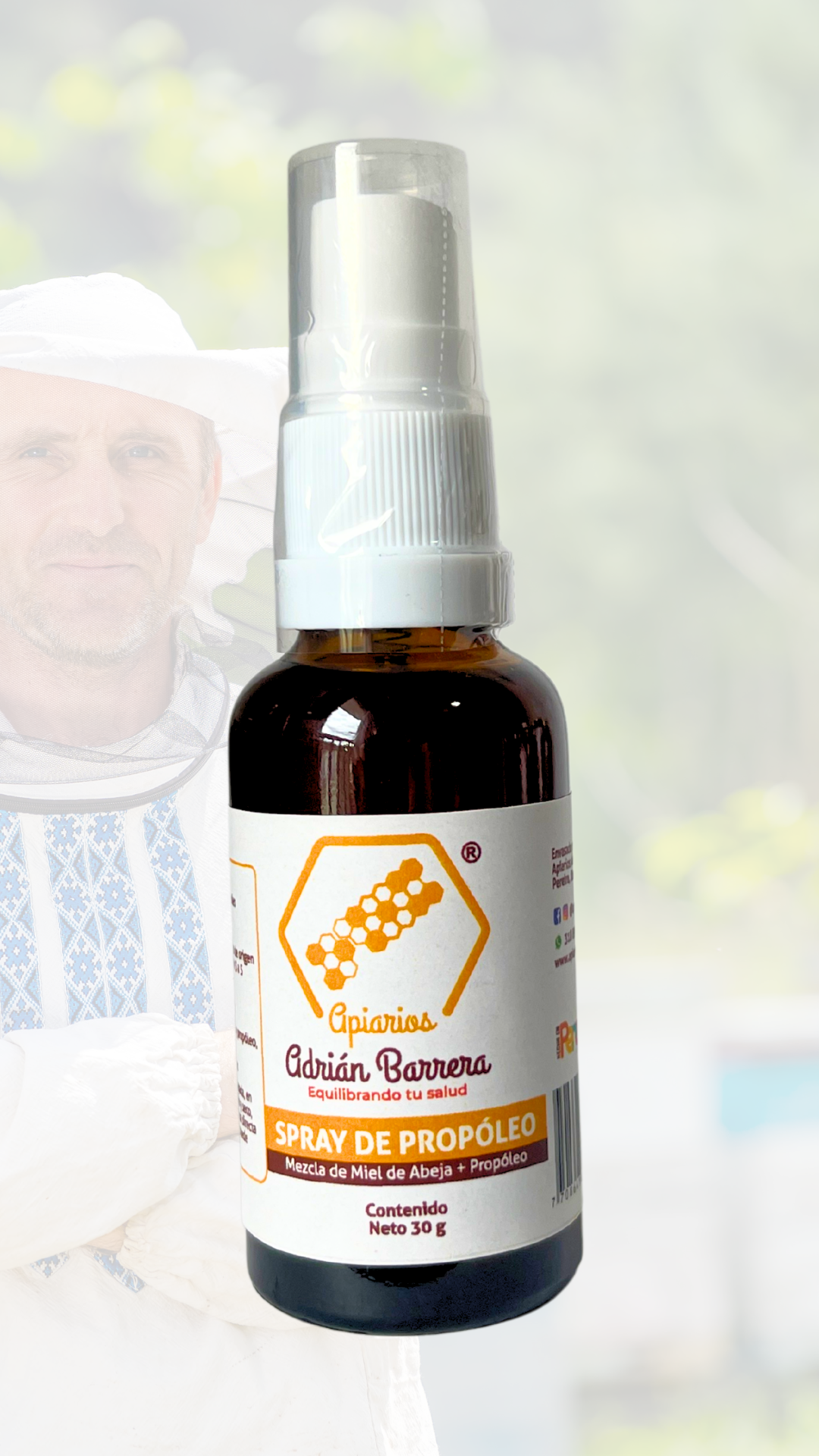 Spray de Propóleo con Miel – 30 ml