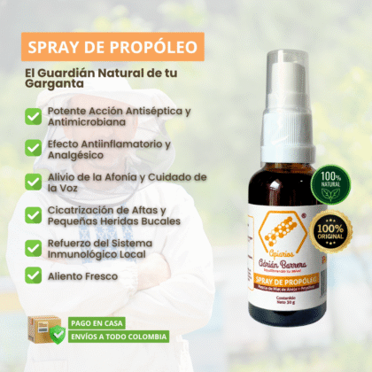 Spray de Propóleo con miel