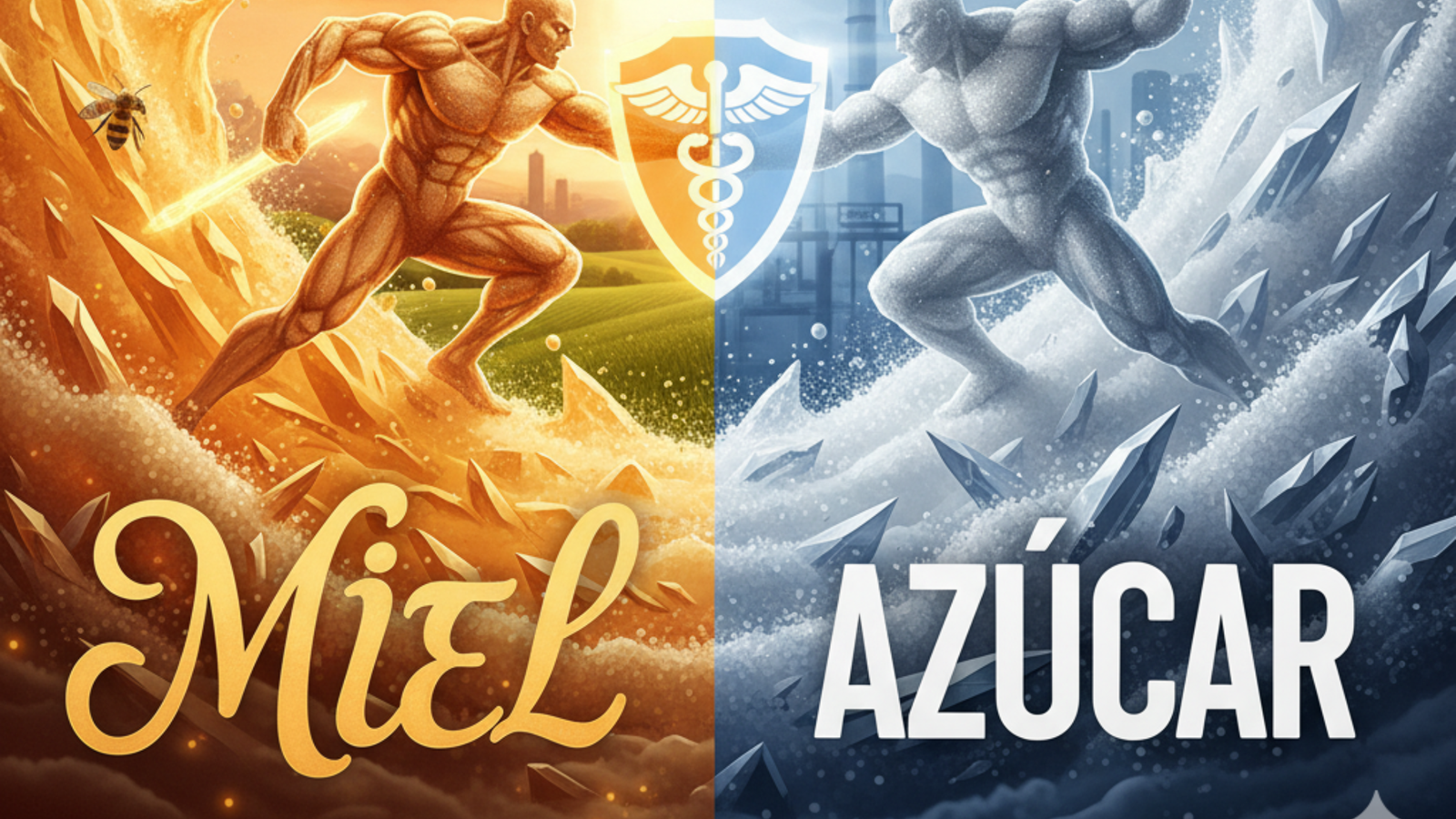 Miel vs. Azúcar: La Batalla por tu Salud. ¿Ganadora Indiscutible?